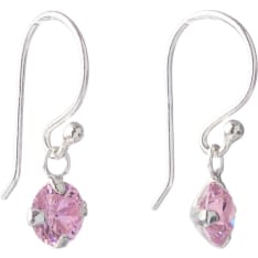 Silver Bar Light 5mm earrings