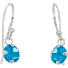 Silver Bar Light 5mm earrings