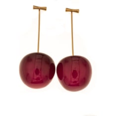 Silver Bar 8613 Ripe cherry earrings