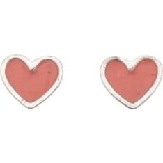 Silver Bar 8614 Love silver earring