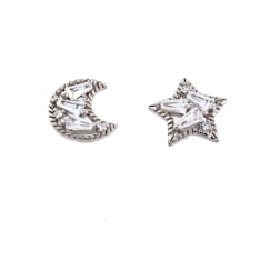 Silverbar 8632 Star And Moon earrings