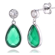 Silver Bar 8873 earrings