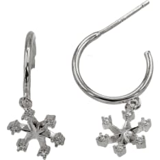 Silver Bar 8876 earrings