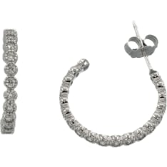 Silver Bar 9021 earrings