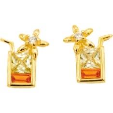 Silver Bar 9023 earrings
