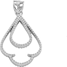 Silver Bar 9074 pendant