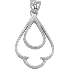 Silver Bar 9076 pendant