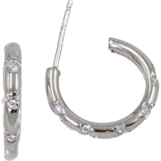 Silver Bar 9105 earrings