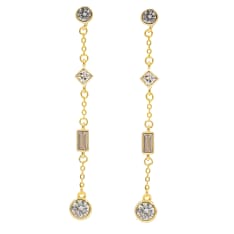 Silver Bar 9206 earrings
