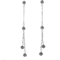 Silver Bar 9207 earrings