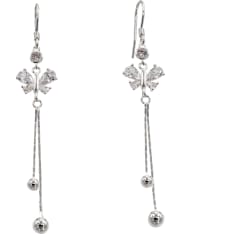 Silver Bar 9238 earrings