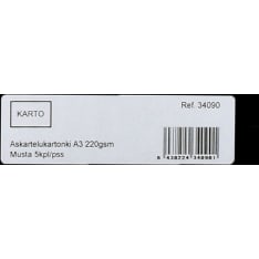 Karto 5 kpl A3 kartonki