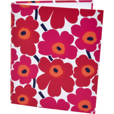 Marimekko Unikko Red Ring Binder