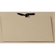Durable cardboard brown A4 ribbon portfolio