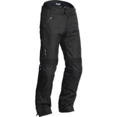 Lindstrands Volda black short and wide textile pants