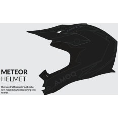 AMOQ Meteor lasten crossikypärä