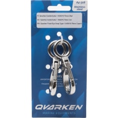Qvarken Karbiinihaka 0 AISI316 2kpl