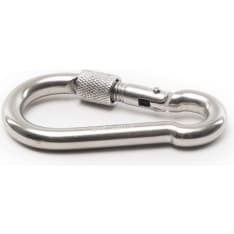 Qvarken Fireman's hook with lock AISI316 14mm 180mm