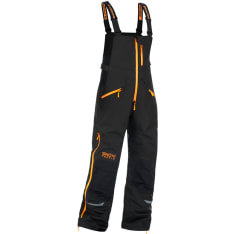 Snowpeople Explore black/orange sled pants