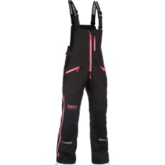Snowpeople Explore black/pink women's sled pants