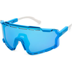 AMOQ Align Performance Blue/White Blue Mirror Sunglasses