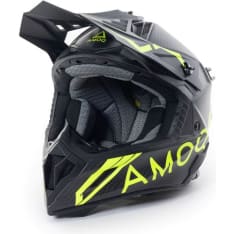AMOQ Friction MIPS Carbon musta/hivis crossikypärä