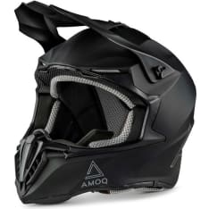 AMOQ Airframe black motocross helmet