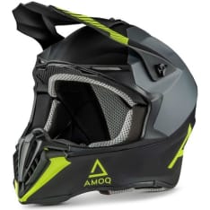 AMOQ Airframe musta/harmaa/hi vis crossikypärä