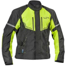 Lindstrands tekstiilitakki Lomsen Musta/HV keltainen 52