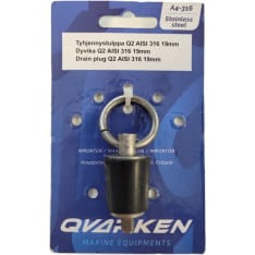 Qvarken Q2 AISI 316 tyhjennystulppa