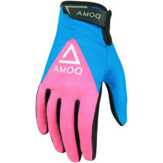 Amoq Ascent V2 Riding Gloves Light Blue-Pink