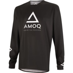 Amoq Ascent Comp Riding Shirt Black-White