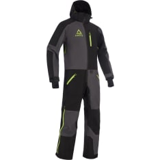AMOQ Void V2 musta/harmaa/hi vis vuorellinen kelkkahaalari