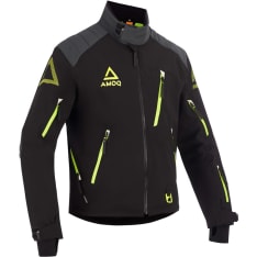 AMOQ Caliber musta/harmaa/hi vis kelkkatakki