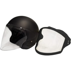 Snowpeople Pro black open face helmet