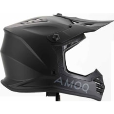 AMOQ Meteor V2 JNR Blackout crossikypärä