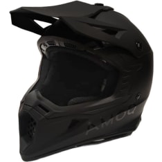 AMOQ Meteor V2 Blackout cross helmet