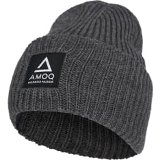 AMOQ Astra Merino Wool Beanie – Grey