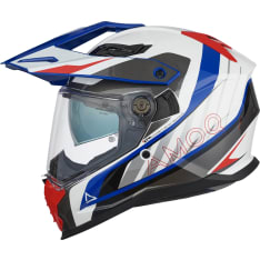 AMOQ AI100 Mojave Helmet – white/red/blue