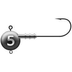 KP Mustad Round Magnum double loop jig head