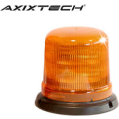 Axixtech 142mm 12-24V B14 yellow LED flashing beacon