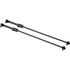Autoline RST 200mm 2kpl musta pyöreä lisävalotuki