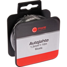 C-PWR Black 10m 1.5mm2 car cable