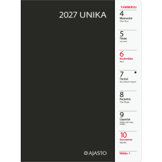 Chronology Poppy black calendar 2027