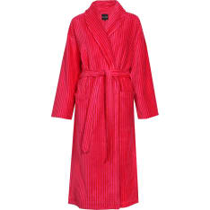 RATIA ® raidallinen naisten velour kylpytakki