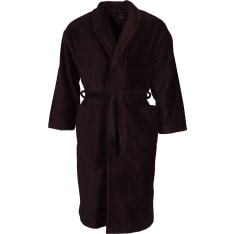 RATIA ® raidallinen velour-kylpytakki