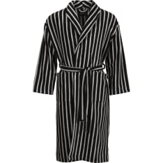 RATIA® raidallinen velour kylpytakki