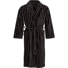 RATIA® striped velour bathrobe