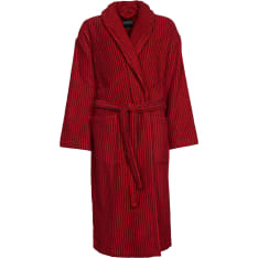 RATIA® striped terry bathrobe