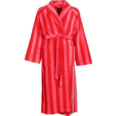 RATIA® striped velour bathrobe